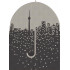 City Nightscape Umbrella Art